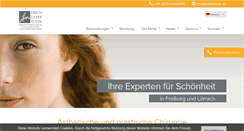 Desktop Screenshot of lexerklinik.de