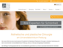 Tablet Screenshot of lexerklinik.de